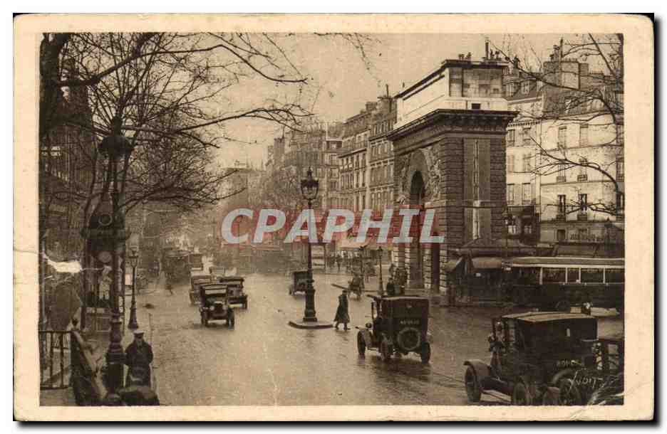 CPA Paris En Flanant La Porte Saint Martin The St Martin s Gate