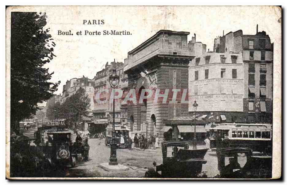 CPA Paris Boul et Porte St Martin