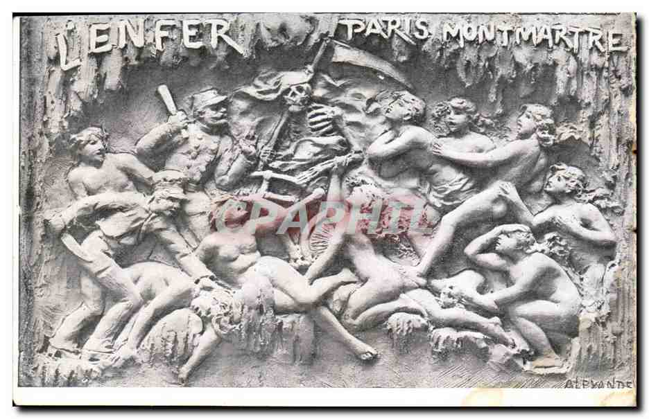CPA L enfer Paris Montmartre