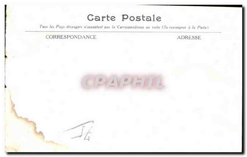 CPA Paris Montmartre L enfer — Rückseite
