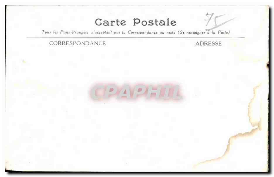 CPA Paris Montmartre Cabaret de l Enfer Diable Mephistopheles — Rückseite