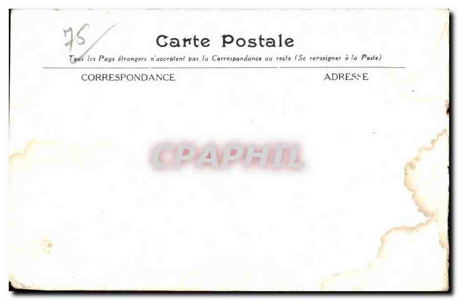 CPA L enfer Paris Montmartre — Rückseite