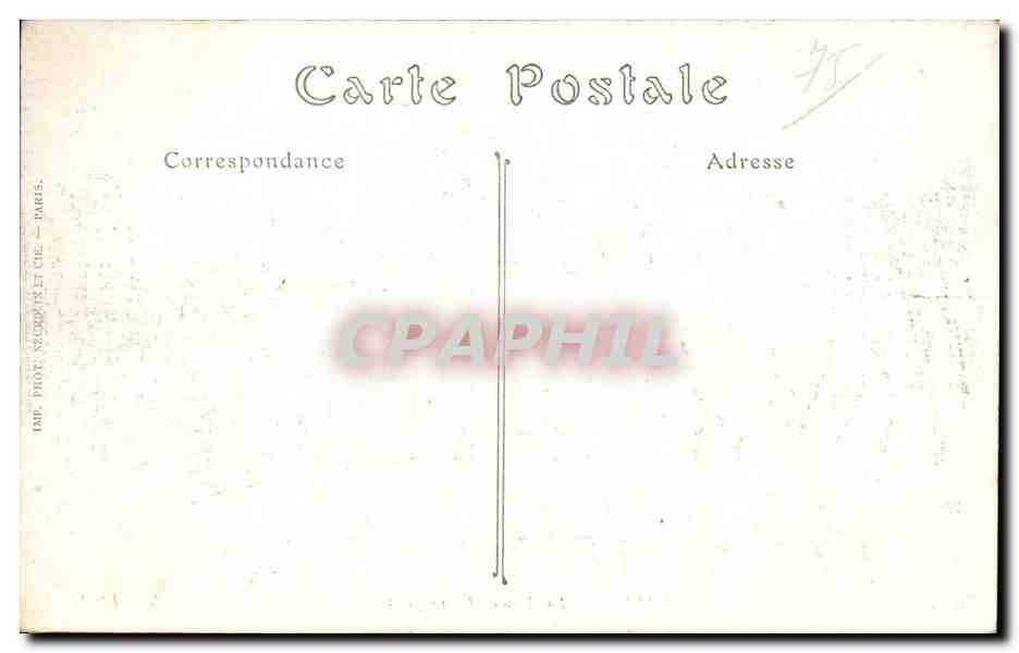CPA Paris La Place de I Opera Metro — Rückseite