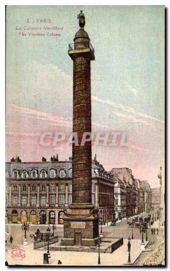 CPA Paris La Colonne Vendome The Vendome Celu 