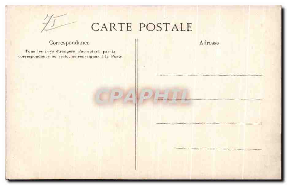 CPA Paris Boulevard Magenta — Rückseite