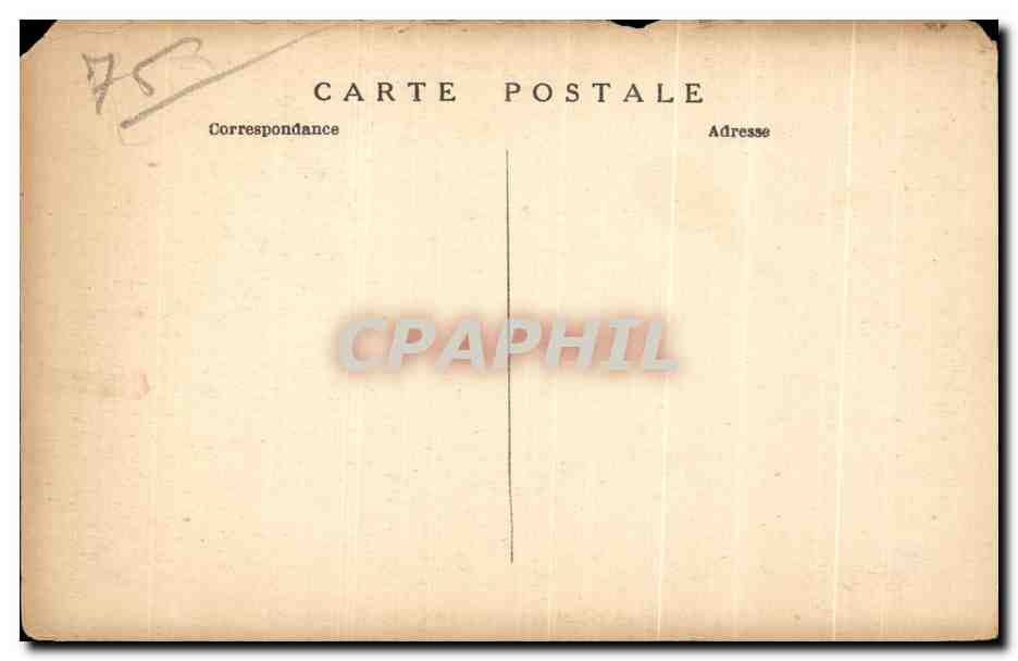 CPA Paris Hotel des Monnaies Salle des nouvelles presses monetaires — Rückseite
