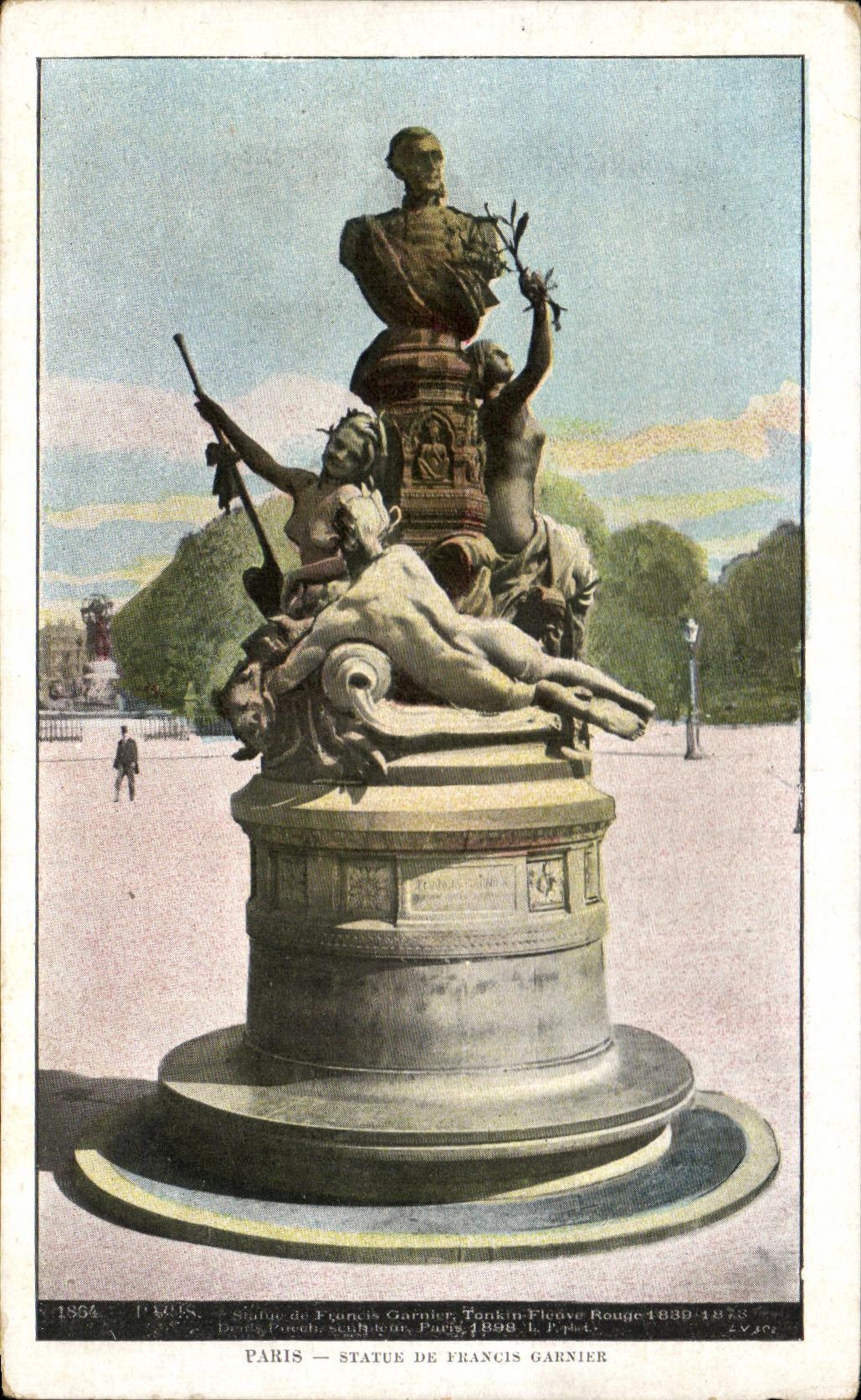 CPA Paris Statue De Francis Garnier