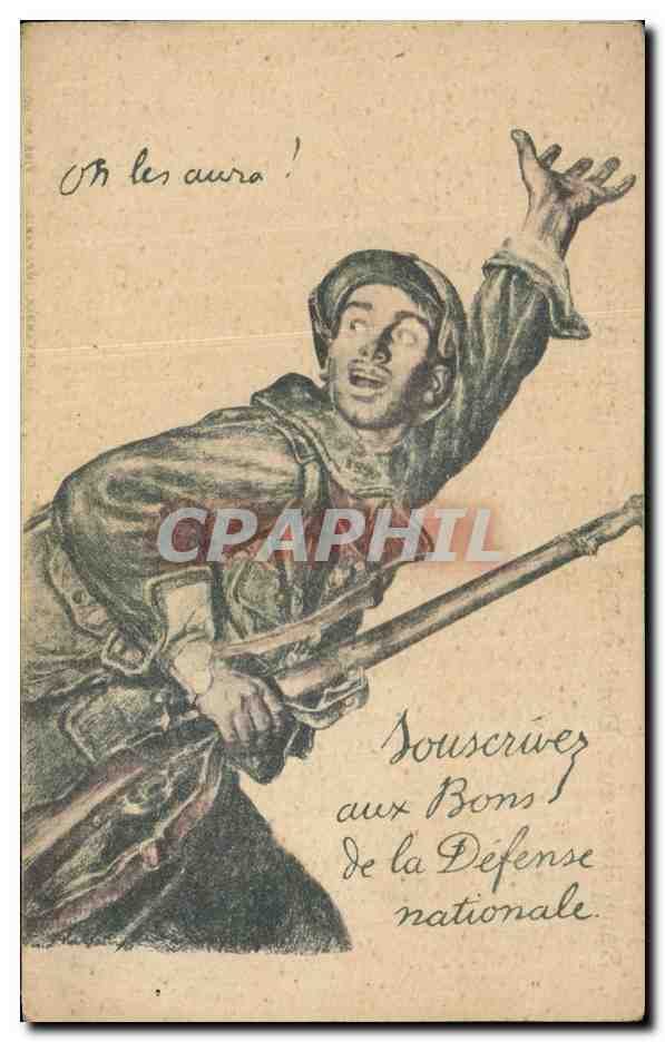 CPA Souscrivez aux Bons de la Defense Nationale Militaria 