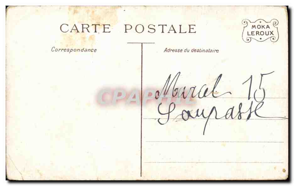 CPA Hotal Grande Bretagne Lac de Como — Rückseite