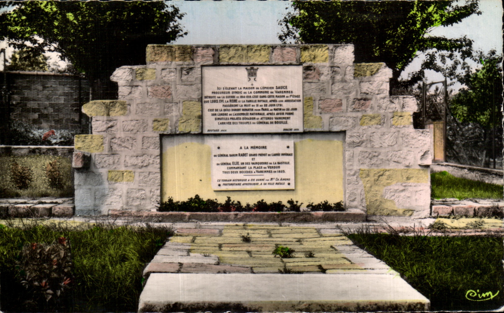CPA En Souvenir de I evenement historique qui s est deroule dans la Cite argonnaise 21 au 22 Juin 1791