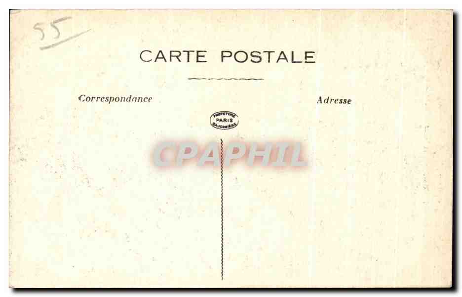 Bataille de VERDUN — Le Mort-Homme, Monument aux Morts de la 10e Division d'Infanterie (6e corps) — éditeur Prototypie Paris — Verso