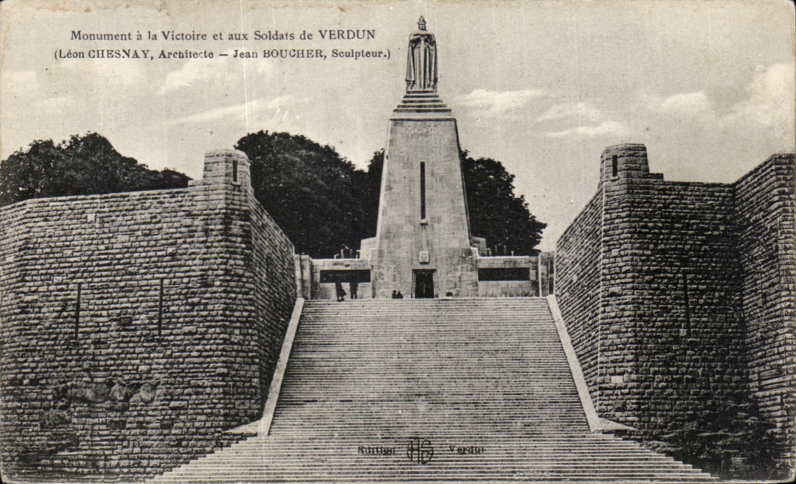 Monument à la Victoire et aux Soldats de Verdun — Léon Chesnay, Architecte — Jean Boucher, Sculpteur.