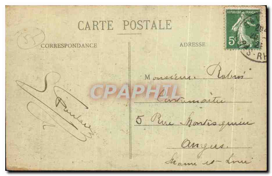 CPA Verdun Ses Ruinel La Rue Saint Pierre Militaria — Rückseite