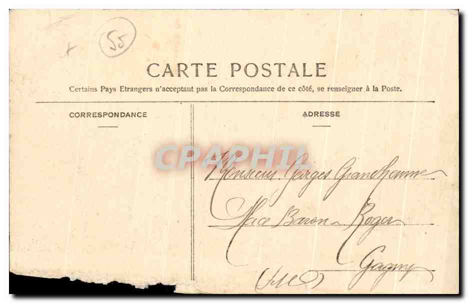 CPA Verdun Porte Saint Paul Enfants — Rückseite