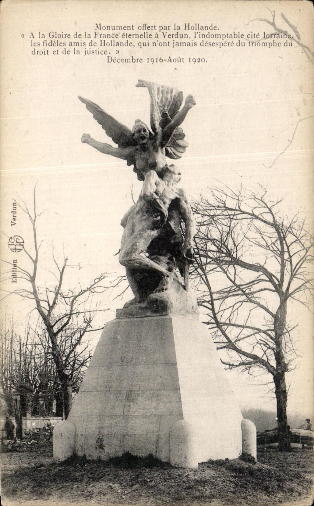 Monument offert par la Hollande — Verdun — Édition Vertun