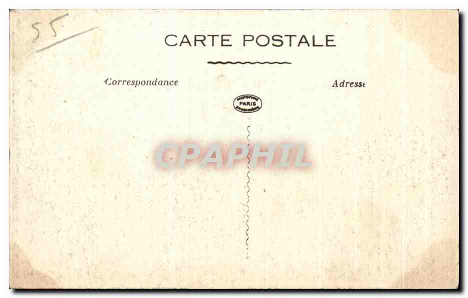 CPA Bataille de Verdun Emplacement du Village de Cumieres Militaria — Rückseite