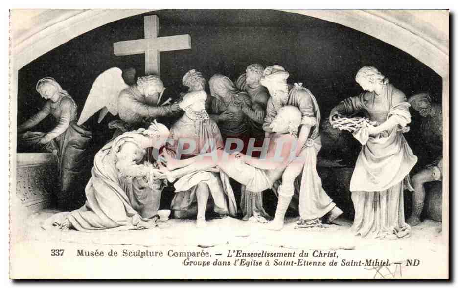 Das Begräbnis des Christus — Gruppe in der Kirche von Saint-Mihiel — Museum für vergleichende Skulptur
