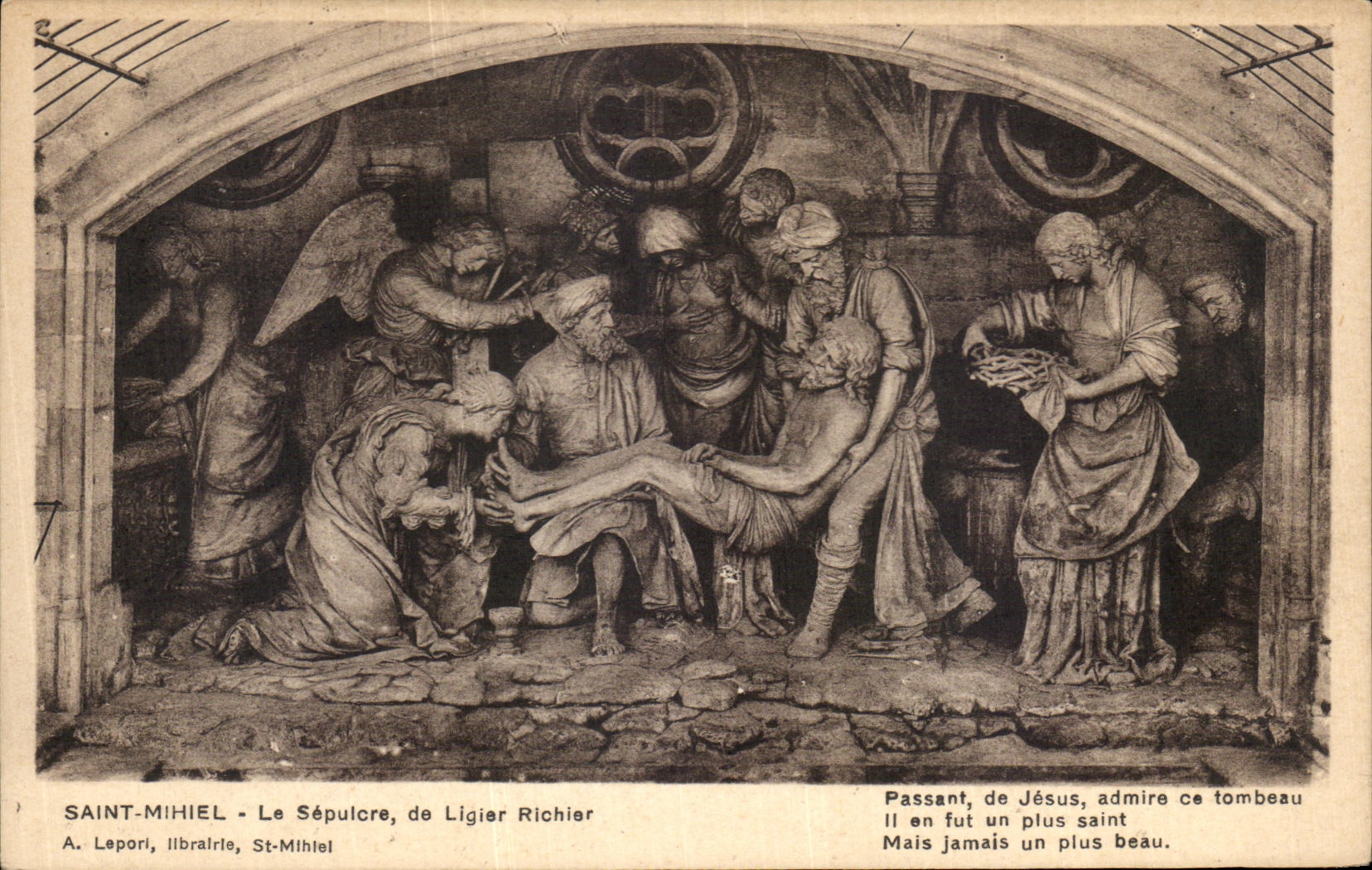Saint-Mihiel - Das Grab, von Ligier Richier — A. Lepori, St-Mihiel