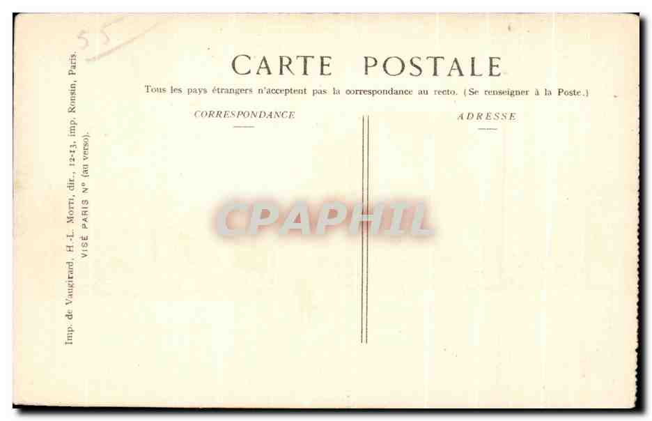 CPA Guerre 1914 15 Revigny Suite d un bombardement Militaria — Rückseite