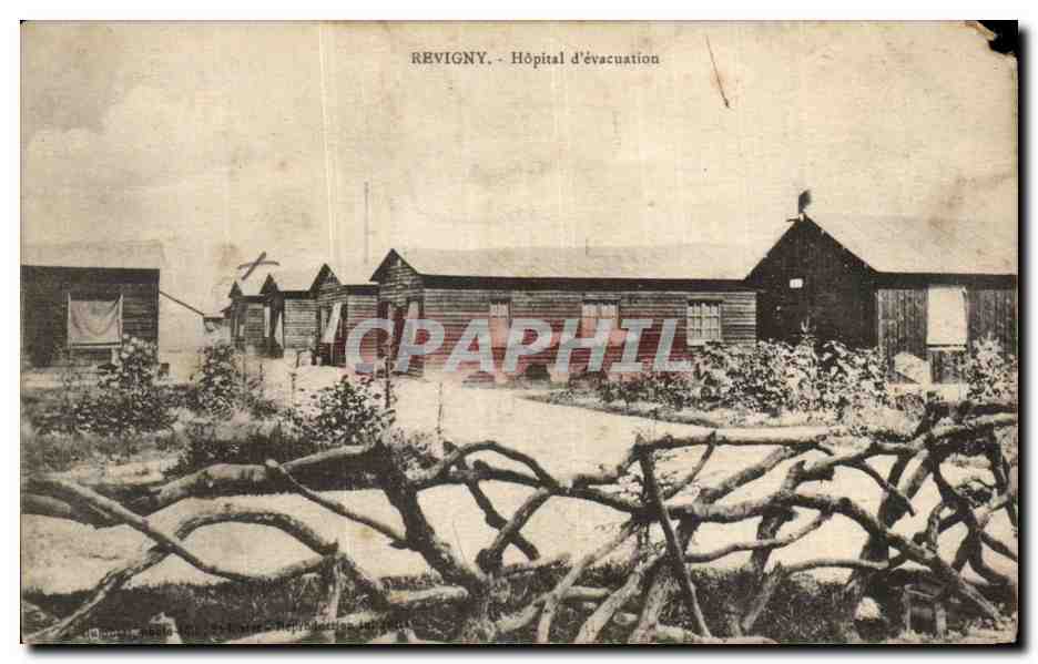 CPA Revigny Hopital d evacuation Militaria
