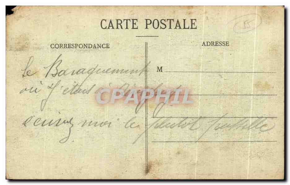 CPA Revigny Hopital d evacuation Militaria — Rückseite