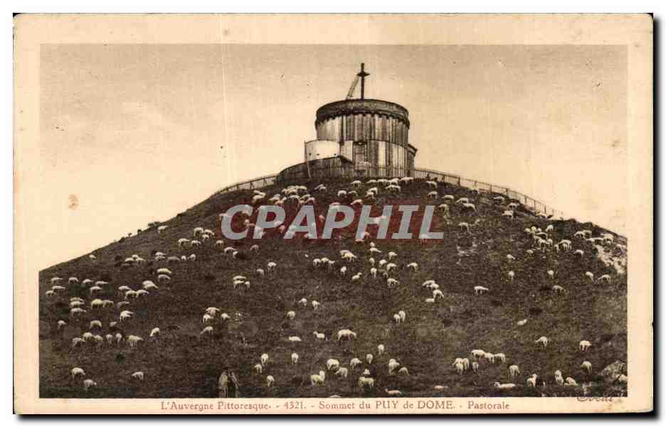 Sommet du Pliy de Dome — Pastorale — Éditions "Idéal", Vichy
