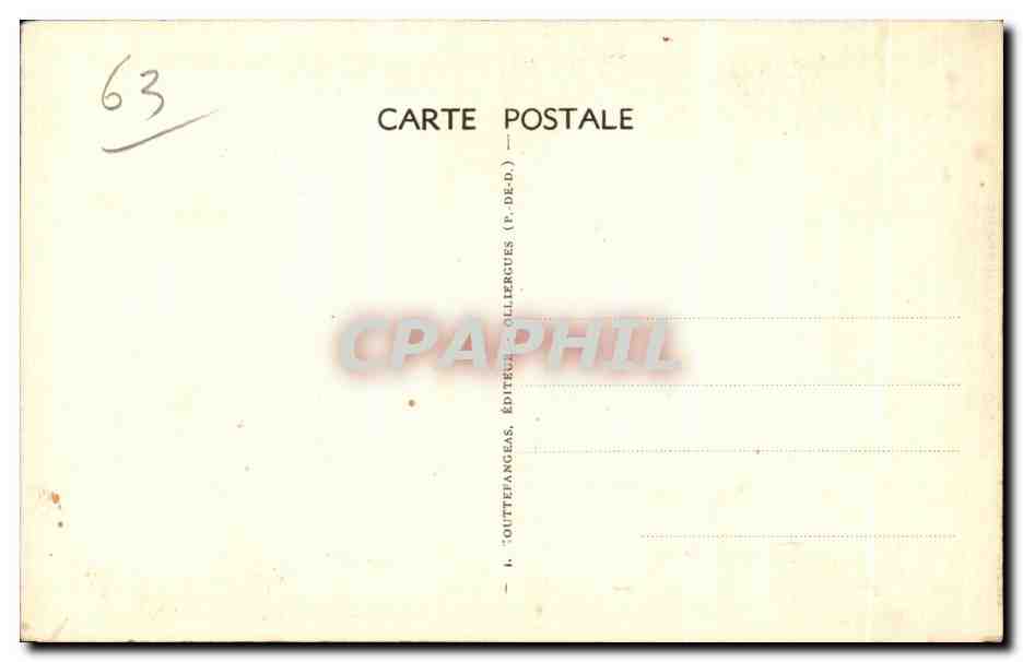 Deux femmes en costume traditionnel — Auvergne — G. D'O. 1236 — Reverso