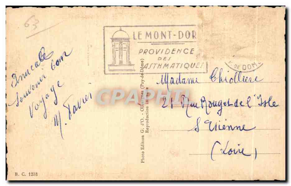 CPA L Auvergne Humoristique Folklore Costume Double tentation — Reverso