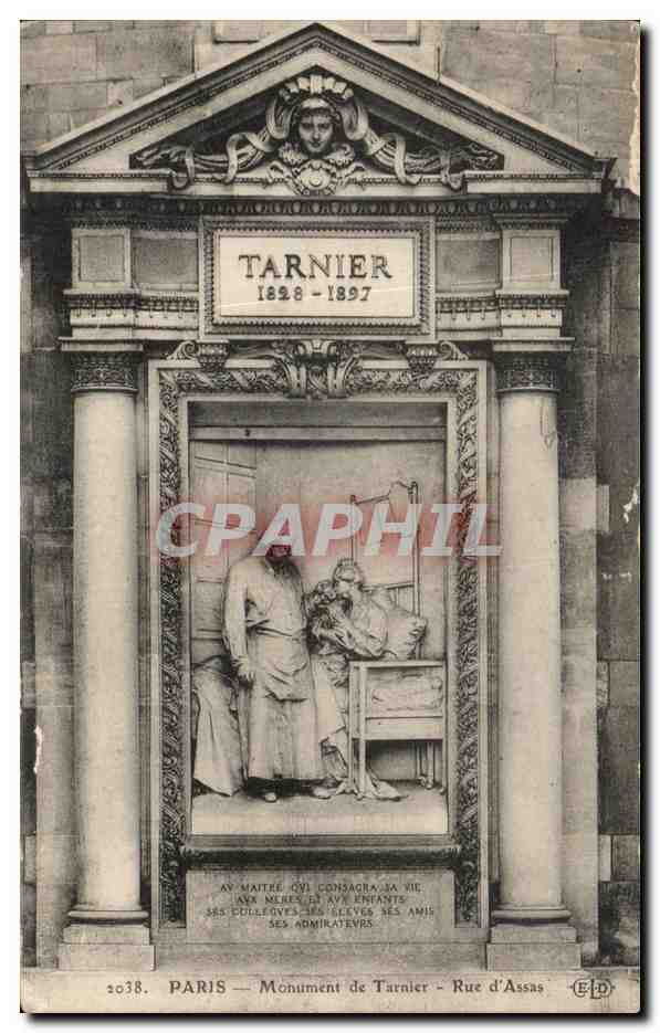 CPA Paris Monument de Tarnier Rue d Assas