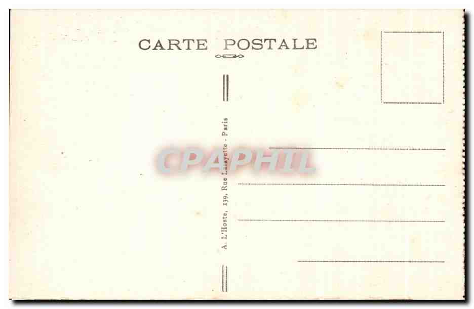 CPA Foret de Compiegne Emplacement du Wagon du Marechal Foch Militaria — Rückseite
