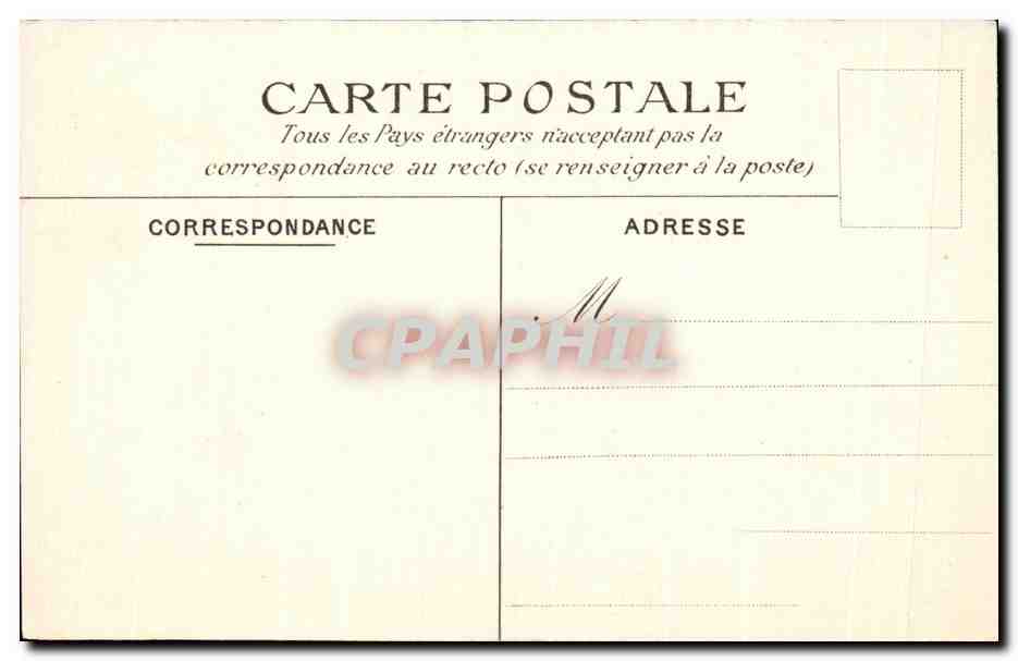 CPA Senat Le Pavillon Central Vu de la terrasse Paris  — Rückseite