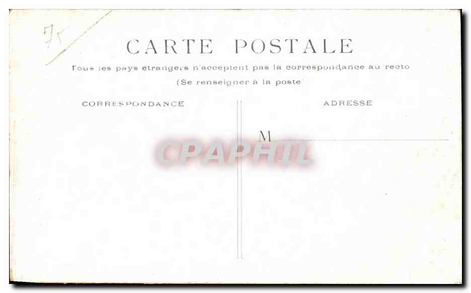Paris - Avenue des Champs-Élysées — vue de l'avenue avec colonnes et piétons — éditeur non identifié — Verso