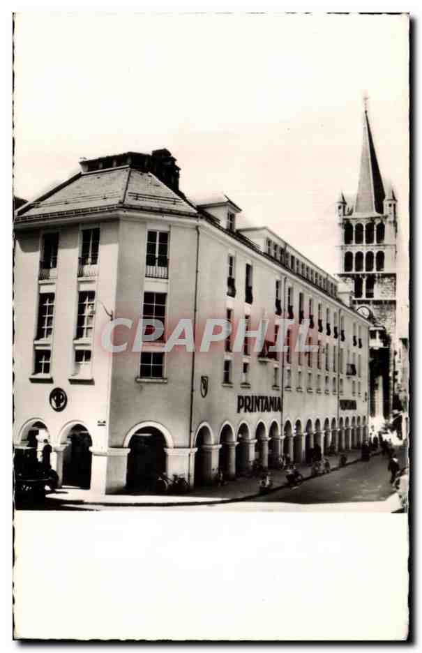 CPSM Annecy Magasin Printania et Clocher Notre Dame des Graces
