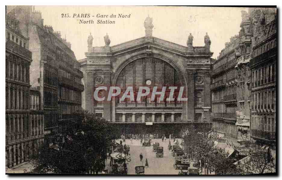 CPA Paris Gare du Nord North Station