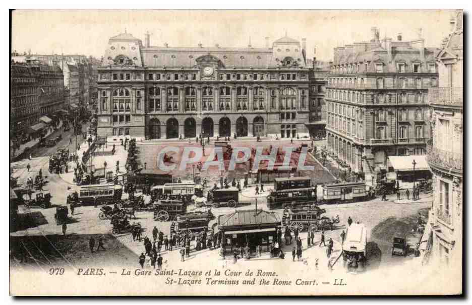 París — La Estación Saint-Lazare y la Corte de Roma — LL. n° 979