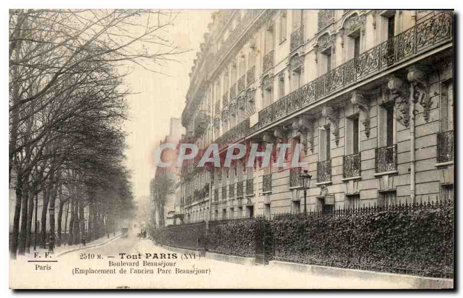CPA Tout Paris Boulevard Beausejour