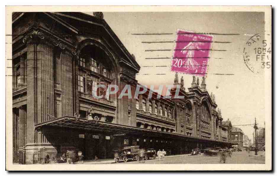 CPA Paris La Gare du Nord Northern Station