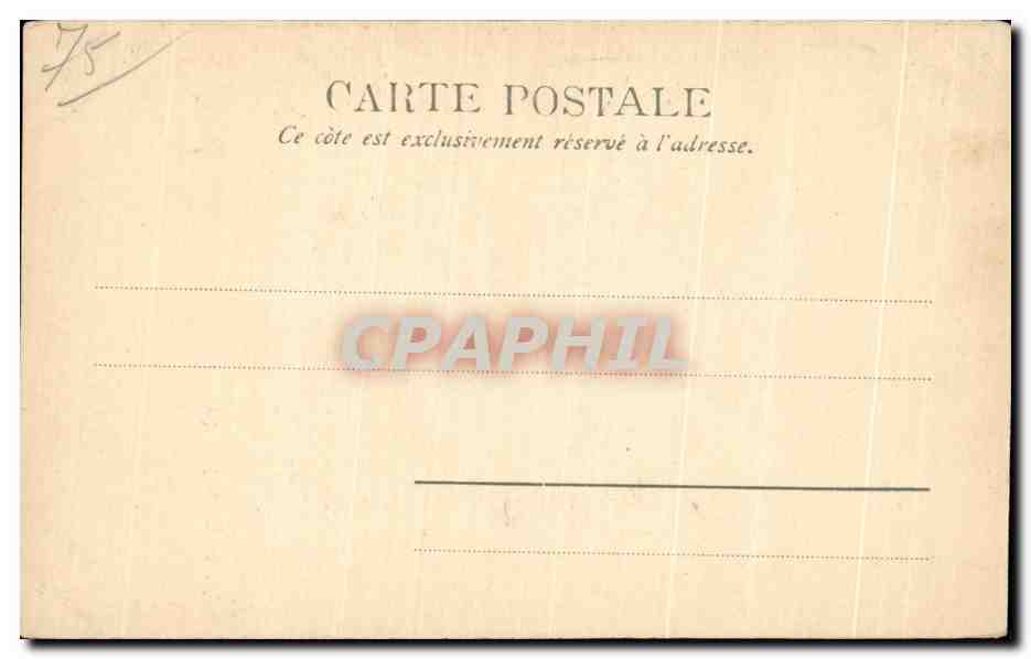 CPA St thomas d aquin Paris — Verso