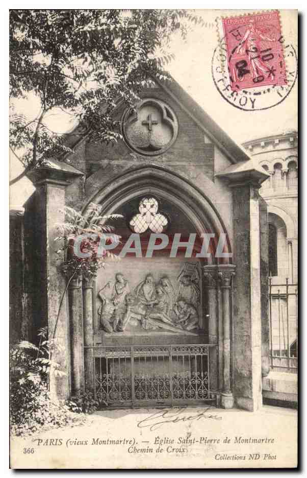 CPA Paris Eglise Saint Pierre de Montmartre Chemin de Croix