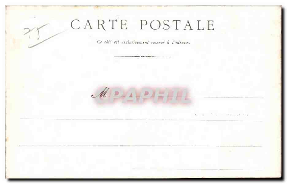 CPA Paris le Saint Germain I Auxerrois — Rückseite