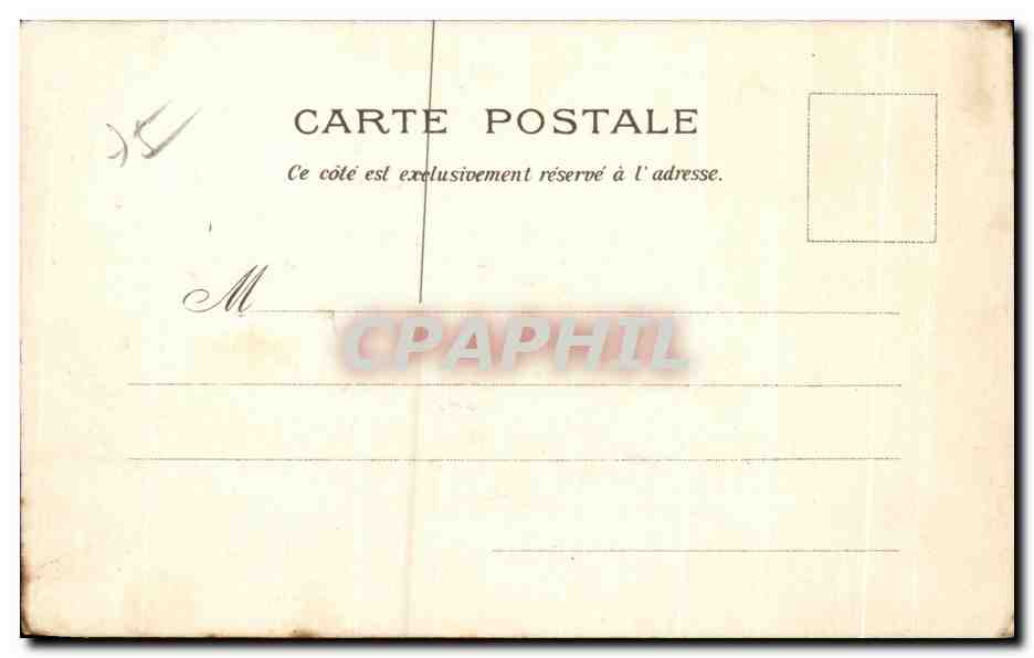 CPA L eglise Notre Dame Souvenir De Paris — Rückseite