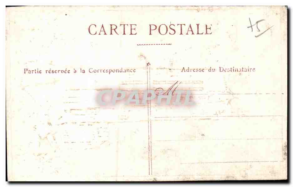 CPA Paris Le Tour Saint Jacques — Rückseite