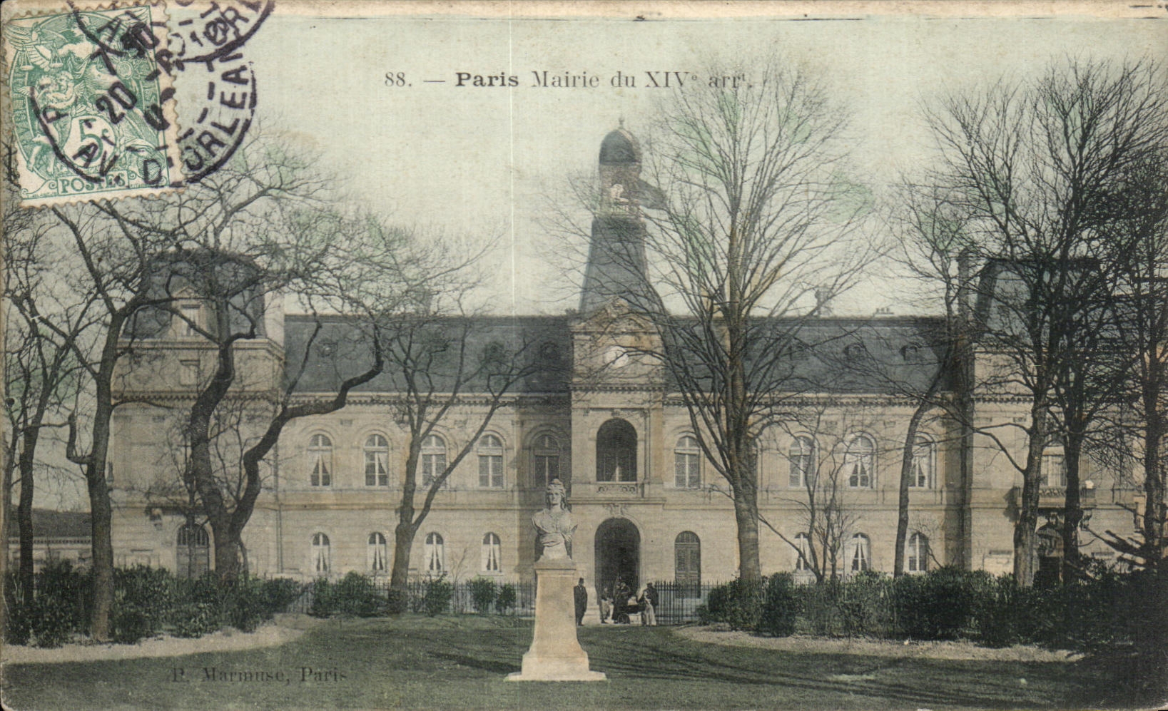 CPA Paris Mairie du XIV arc