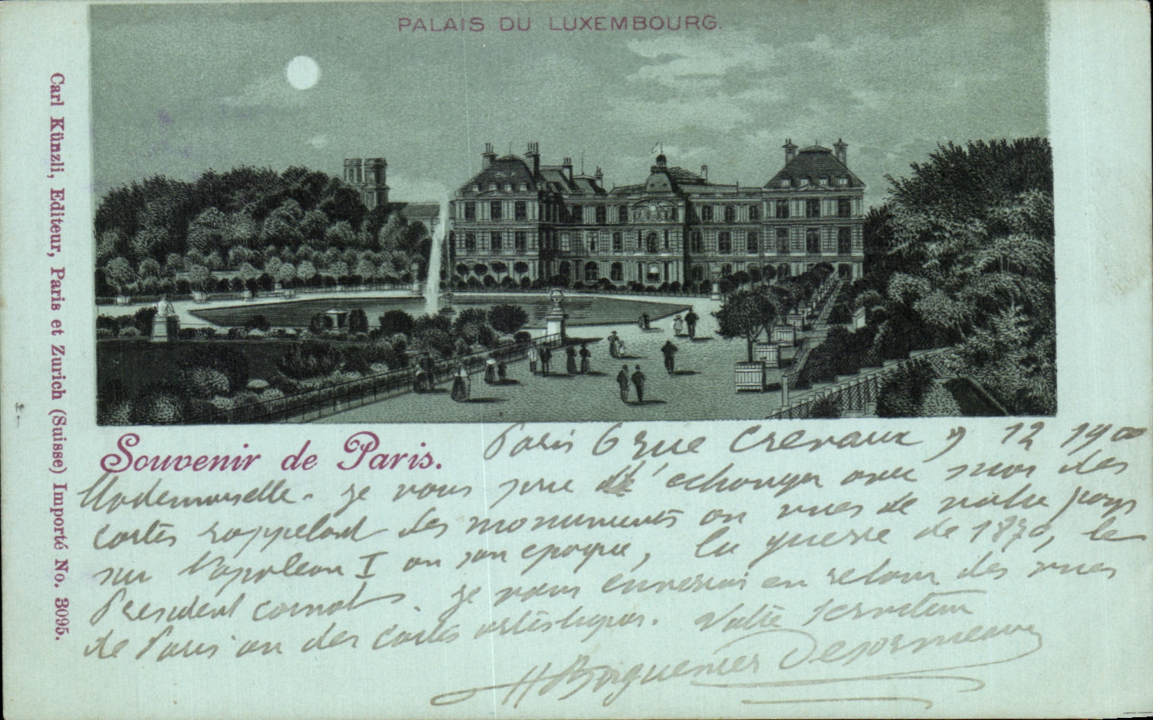 CPA Palais Du Luxembourg Paris 