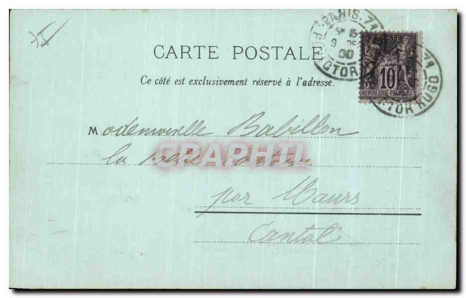 CPA Palais Du Luxembourg Paris  — Rückseite