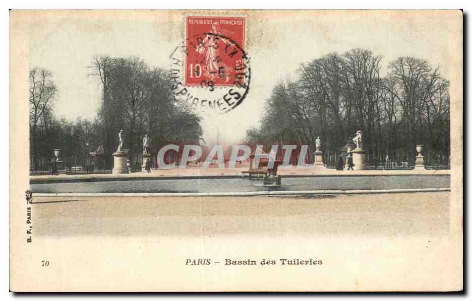 CPA Paris Bassin des Tuileries