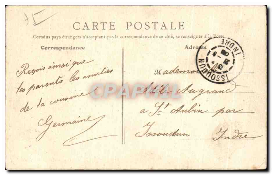 CPA Paris Pont Neuf Peniche Belle jardiniere — Rückseite