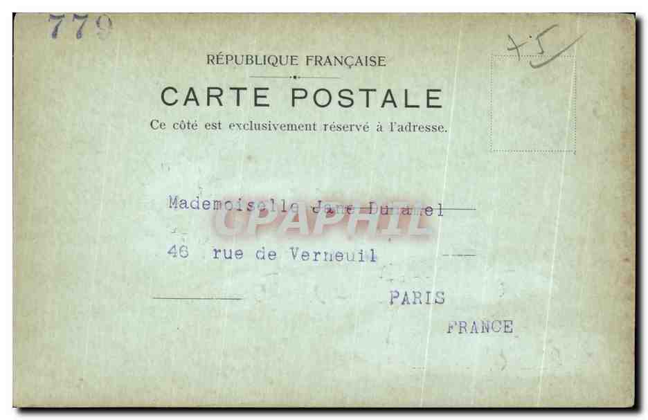 CPA Le Grand Lac du Bois Paris  — Rückseite