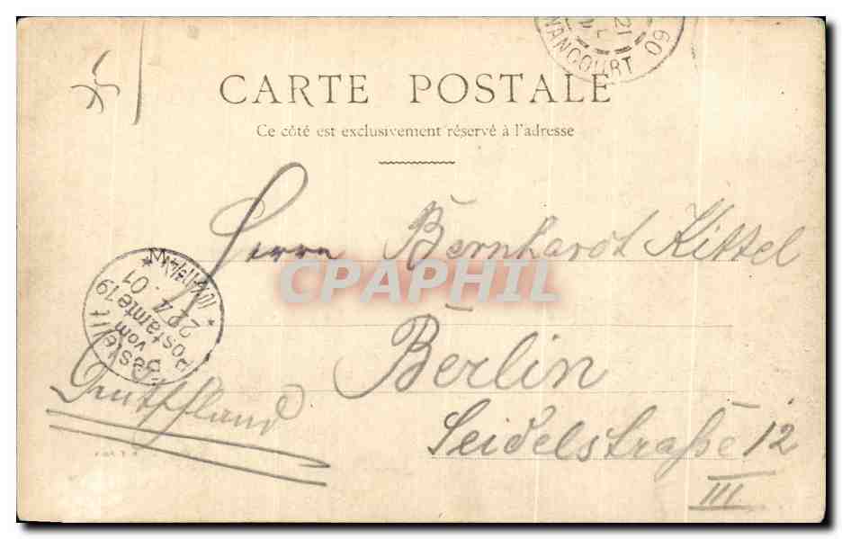 CPA L Hippodrome Paris  — Verso