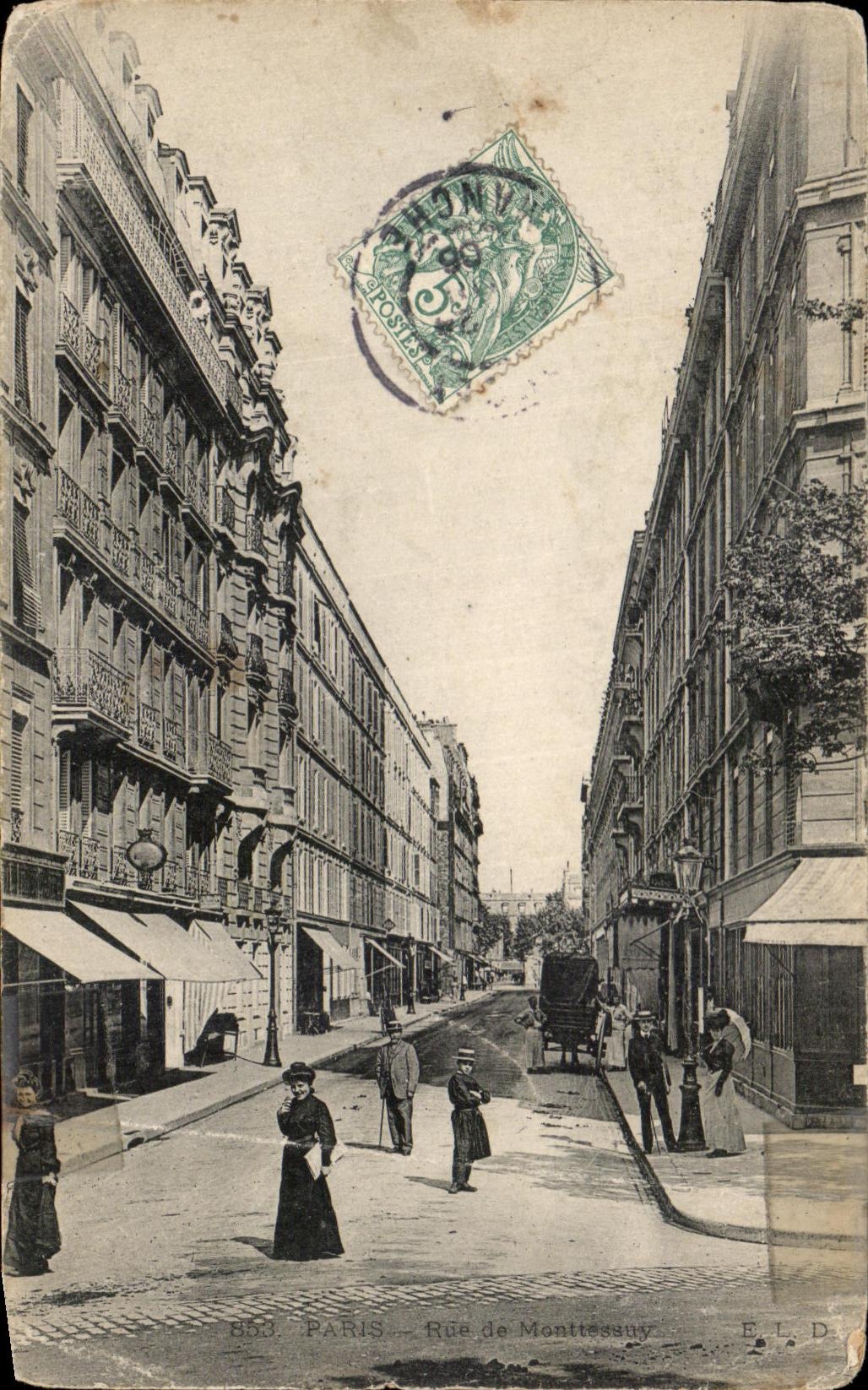 CPA Paris Rue de Monttesuy